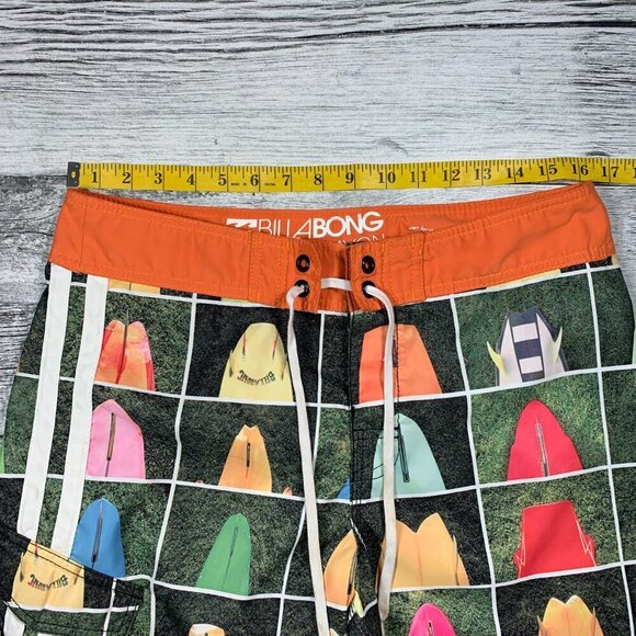 Billabong Surf Swim Board Shorts Donavon Collection Surfboard Print - Picture 9 of 10